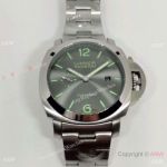 Replica Panerai Luminor Due PAM 00904 44mm Gray Dial with Green Markers